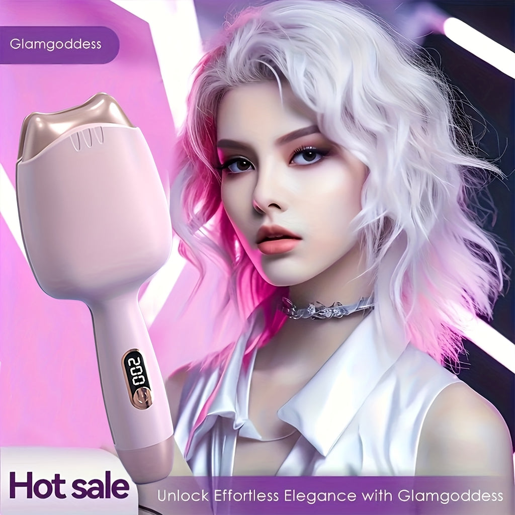 32Mm Negative Ion Portable Mini Curling Iron, 3-Speed Setting, Fast, Anti-Scald Design, Portable Curling Iron, Suitable for Women, Mother'S Day, Birthday And Christmas Gifts