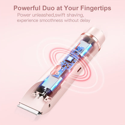 Electric Razor for Women Painless Hair Removal Lady Shaver Wet Dry Use Bikini Trimmer Face Nose Legs Underarms Body Hair Remover Portable Rechargeable Waterproof