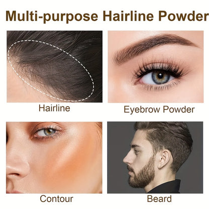 Hairline Shadow Powder Stick 2-Pack - Waterproof Hairline Concealer Pen for Instant Root & Hairline Coverage, Natural Finish, 5 Shades Available