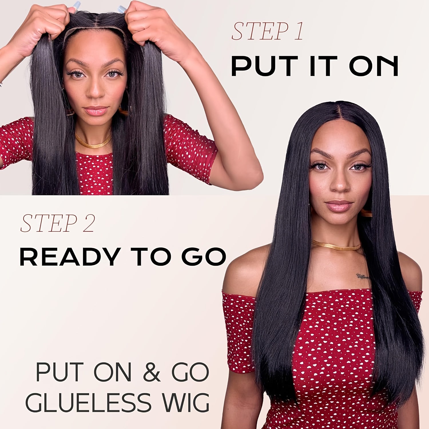 6X4.5 HD Lace Put On And Go Glueless Closure Wig Human Hair Straight Human Hair Pre Plucked Pre Cut No Glue 3 Seconds to Wear Glueless Wig Transparent Lace Front Wigs Human Hair Wig for Women Pre Bleached Knots 250 Density