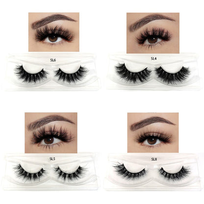 False Eyelashes 20 Pairs 5 Mix Styles Cat Eye Extra Thick Fluffy Natural Russian DD Curl Reusable Lightweight Lashes Multipack for Daily Wear Parties Long Curling