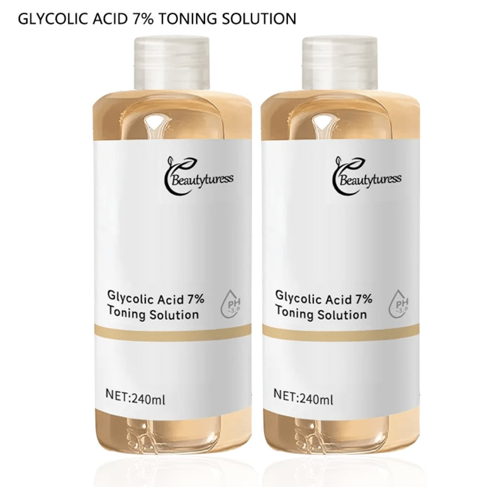 [Glycolic Acid Serum] Glycolic Acid Serum - Hydrates, Moisturizes And Smooths Skin, Enriched with Alpha-Arbutin And Damascus Rose Water - Specially Formulated for Sensitive Skin And Radiant Skincare, 1 Bottle, 2 Bottles