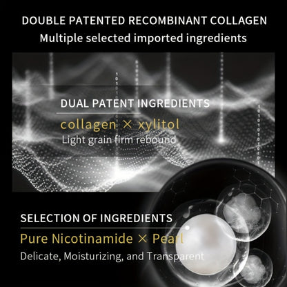 Collagen Filling Face Cream with Hyaluronic Acid & Squalane — Deep Firming Restructuring Moisturizer, Nourishing Anti-Aging Skin Toning Cream, 70g