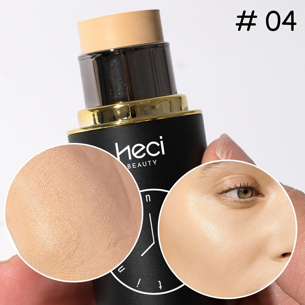 2pcsConcealer Foundation Stick Full Coverage, Moisturizing CC Cream, Waterproof And Long-Lasting, Light-weight Cream-natural Matte Finish for Light Beige to Medium Tan Skin Tones, Multi-purpose Cream Foundation Flawless Makeup