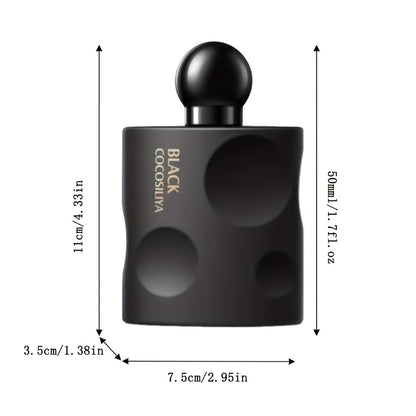 Men's Cologne Spray 3.4oz Long Lasting EDT Limited Edition Black & Red Temptation Fresh Woody Aromatic Fragrance Gift for Him