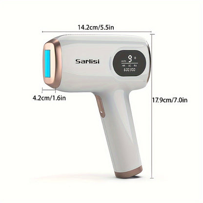 IPL Hair Removal Device for Women and Men - 9 Modes Auto Flash Painless Permanent Hair Removal Machine, Full Body At-Home IPL Laser Hair Remover for Face Legs Underarms Bikini Line