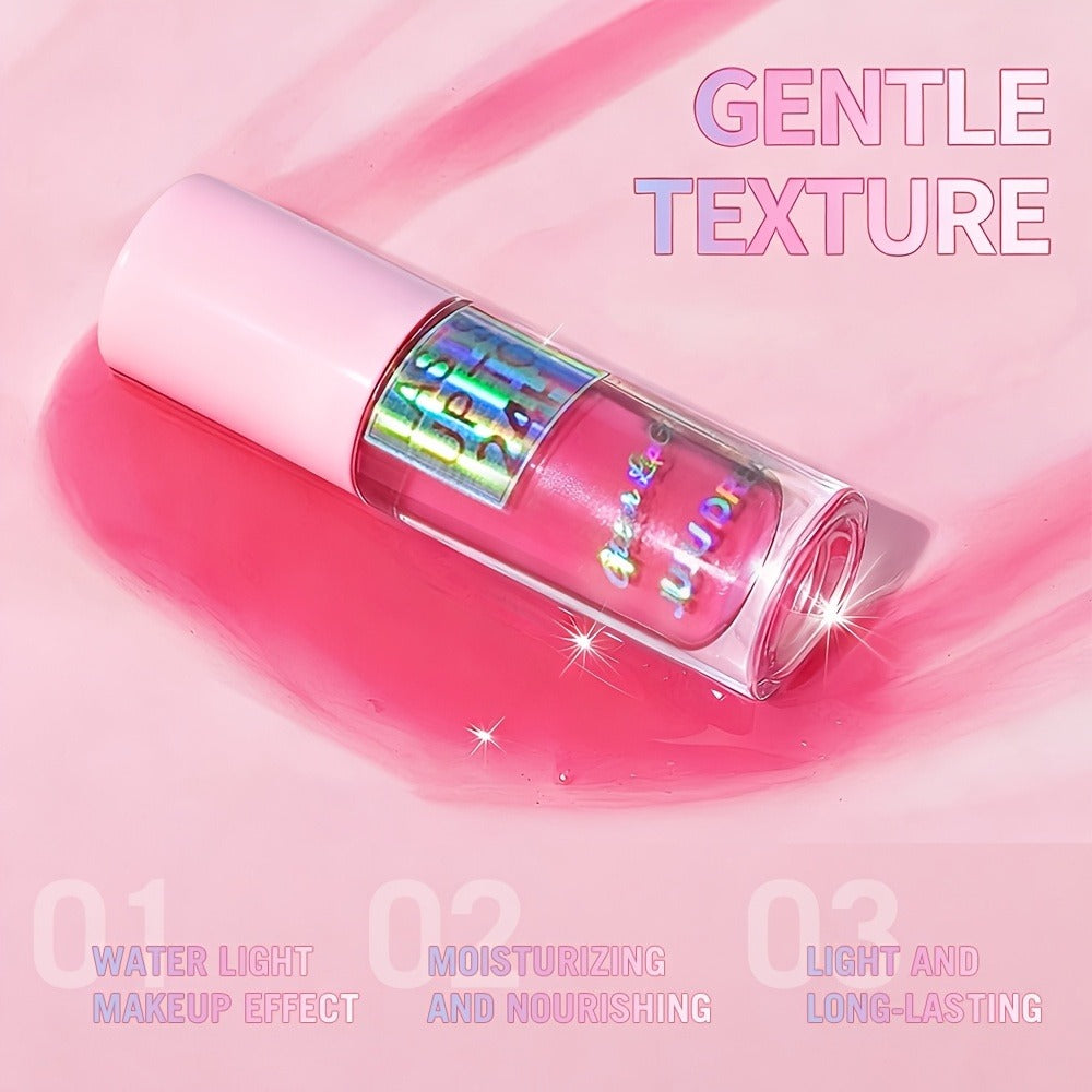Lip Gloss & Lip Stain Set — Waterproof 24H Long-Lasting, Glitter Shine, Moisturizing Lip Oil, Berry Coral Pink Red Shades, High-Impact Color for Festivals & Everyday Glam