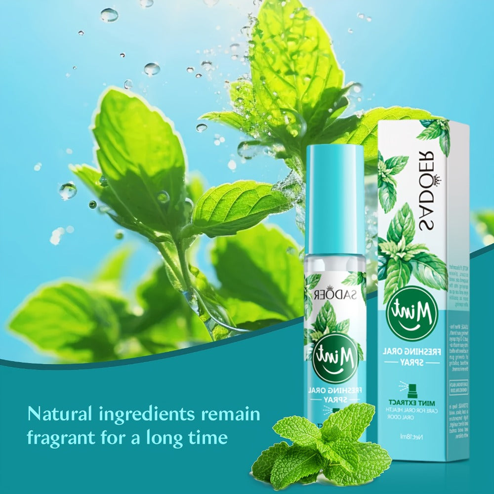 2/4 Packs of Fresh Breath Spray, Keep Fresh Breath, Portable Spray, Holiday Gift, Rich in Mint And Tea Tree Essence