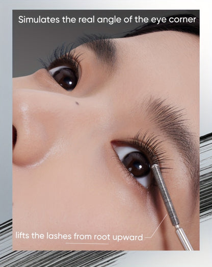 3D Curling Mascara — Volumizing, Waterproof & Smudge-Proof Eyelash Wand, Long-Lasting Nourishing Formula, Suitable for All Eye Types, Korean Makeup Style, Black & Brown, Curling & Precision Design