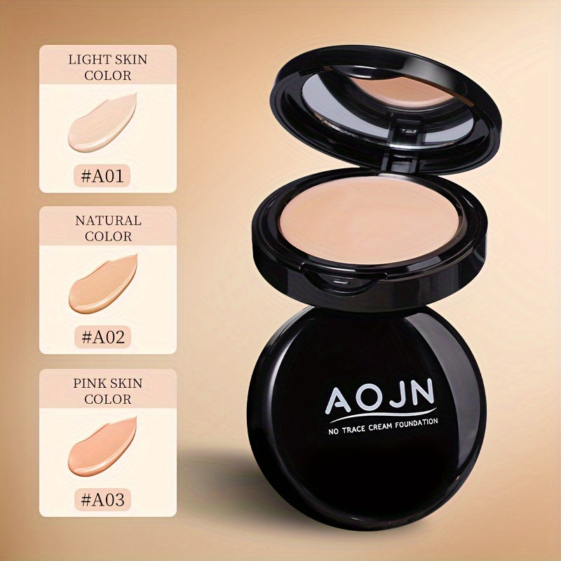 [Oil-Control Foundation/Powder] Concealing Oil-Control Foundation/Powder - Available in Three Shades Suitable for Various Makeup Looks, Ensuring Your Skin Appears Flawless, Providing 24-Hour Coverage And Oil Control, with Long-Lasting Waterproof Propertie