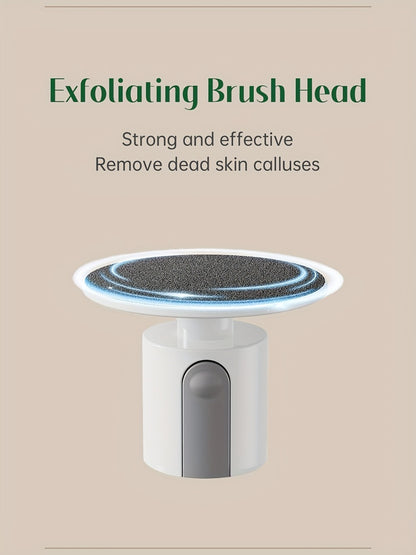 Electric Body Scrubber Brush with 3 Replaceable Heads - Dual Speed Shower Back Cleaner African Bath Sponge for Skin Exfoliation Cleansing & Massage