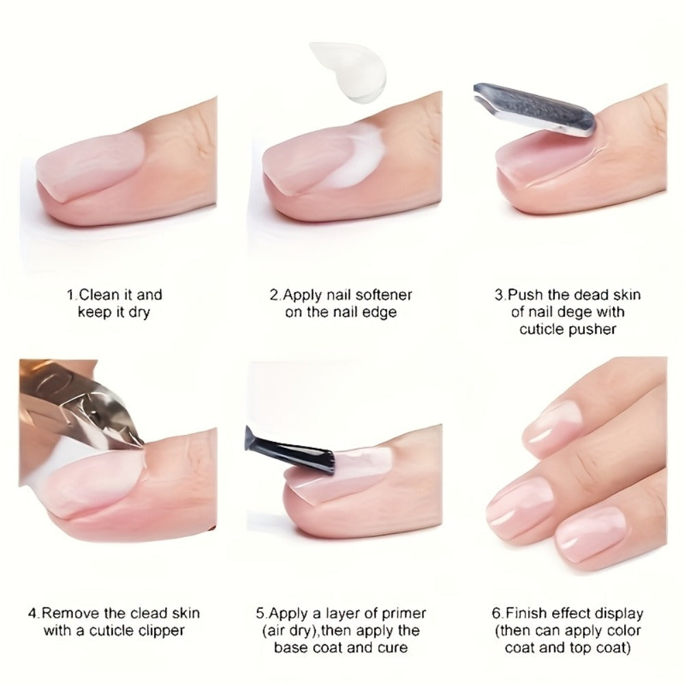 3-Pack Nail Art, Dead Skin Softening, Nail Anti Backstabbing, Finger Trimming, Nail Salon Care Tools, Nail Oil