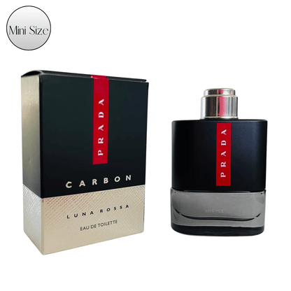 Luna Rossa Carbon Pour Homme EDT Travel Size 9ml — Aromatic Fougere Men's Cologne | Mini Perfume Atomizer for Travel & Daily Carry