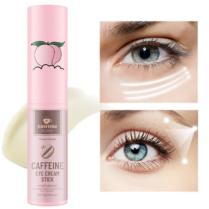 Eye Cream Firming Anti-Aging with Caffeine & Ceramide NP Reduces Dark Circles Puffiness Fine Lines Lifted Refreshed Look Skincare 2pcs