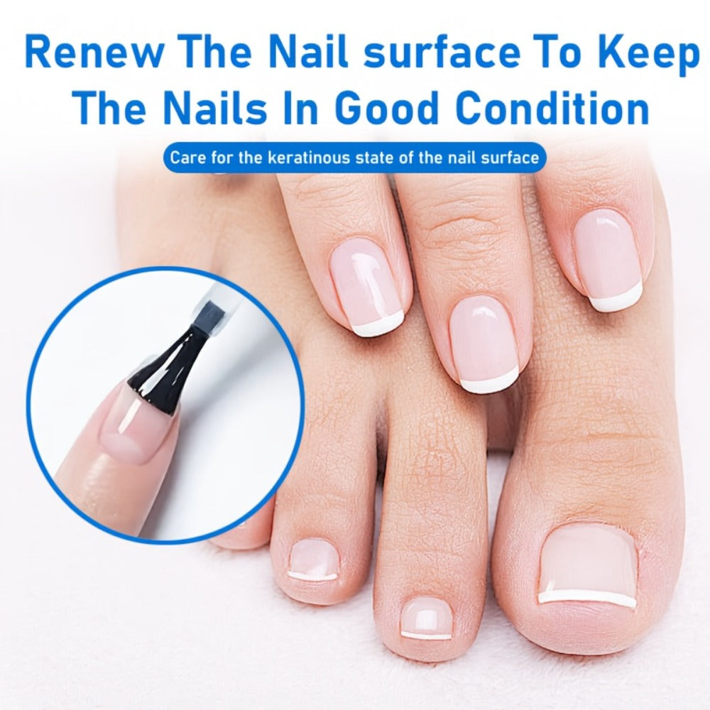 [Keratin Nail Polish] Rozino Keratin Nail Polish Suitable for, Dry & Brittle Nails - Strengthener with Aloe Vera & Lavender, Moisturizing Polish for Instant Hydration, Natural Nail Care for Hands & Fingernails, /Korean Skincare Formula
