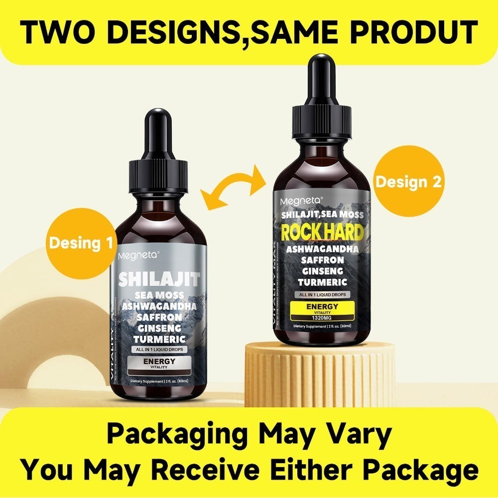 [Dual Power Rock Hard]Maca PILLS with Free Shilajit Drops|Premium Formula with Maca, Shilajit, Ashwagandha, Sea Moss, Elderberry, Ginger &Saffron |All In 1 Supplements|Unleash the Beast, Plant-Based, Men's Health, Adaptogenic|1 Month Supply