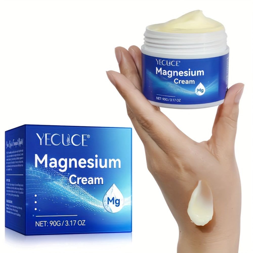 2pcs/ Magnesium Sleeping Cream: Pure Magnesium Body Cream (6.34 Oz) - Alcohol-Free, Contains, Magnesium Chloride, Suitable for All Skin Types, Regulates Dry Skin, Body Moisturizer, Cream, Unisex