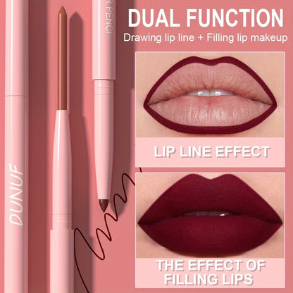 Lip Liner and Lipstick Set 12pcs Matte Waterproof Long Lasting Easy Apply Lip Pencil Lip Color Kit for Women Holiday Gift