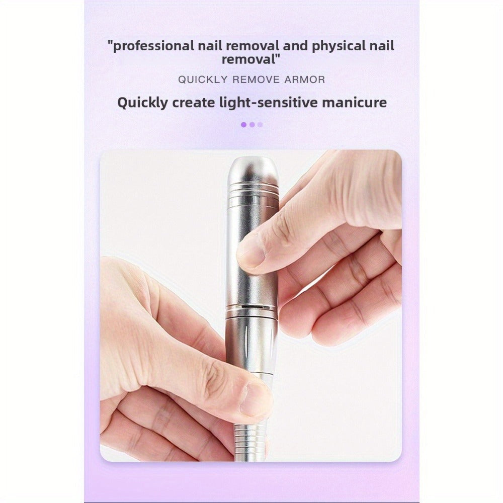 Professional E- for nail Drill 45000 RPM Rechargeable Electric for nail File Kit Portable&Low Noise for nail Drill Manicure Pedicure Tools Polishing Set With for nail Drill Bits Sanding Bands For Nail Salon&Perfect Holiday Gifts For Women