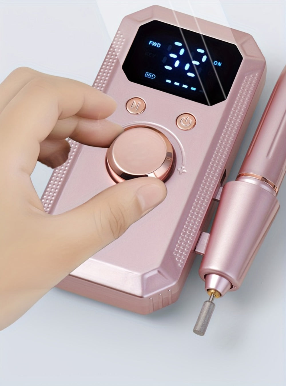This Electric Nail Grinder Is Rechargeable And Comes with 11 Grinding Heads And 20 Sanding Rings, Perfect for High-Speed Salon Use at Home, Making It a Great Gift for