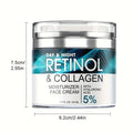 1.69oz Retinol Advanced Moisturizing Cream with Collagen, Hyaluronic Acid, Vitamin C+E for Face, Body, Hands And All Skin Types. Can Be Used Day And Night.