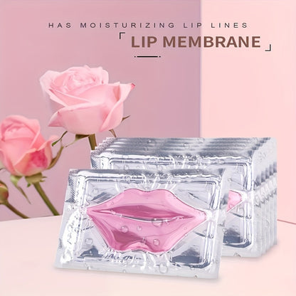Lip Mask Hydrating Pink Moisturizing Nourishing Overnight Lip Treatment Dry Chapped Lips Repair Gentle for All Skin Types Women Gift 15pcs