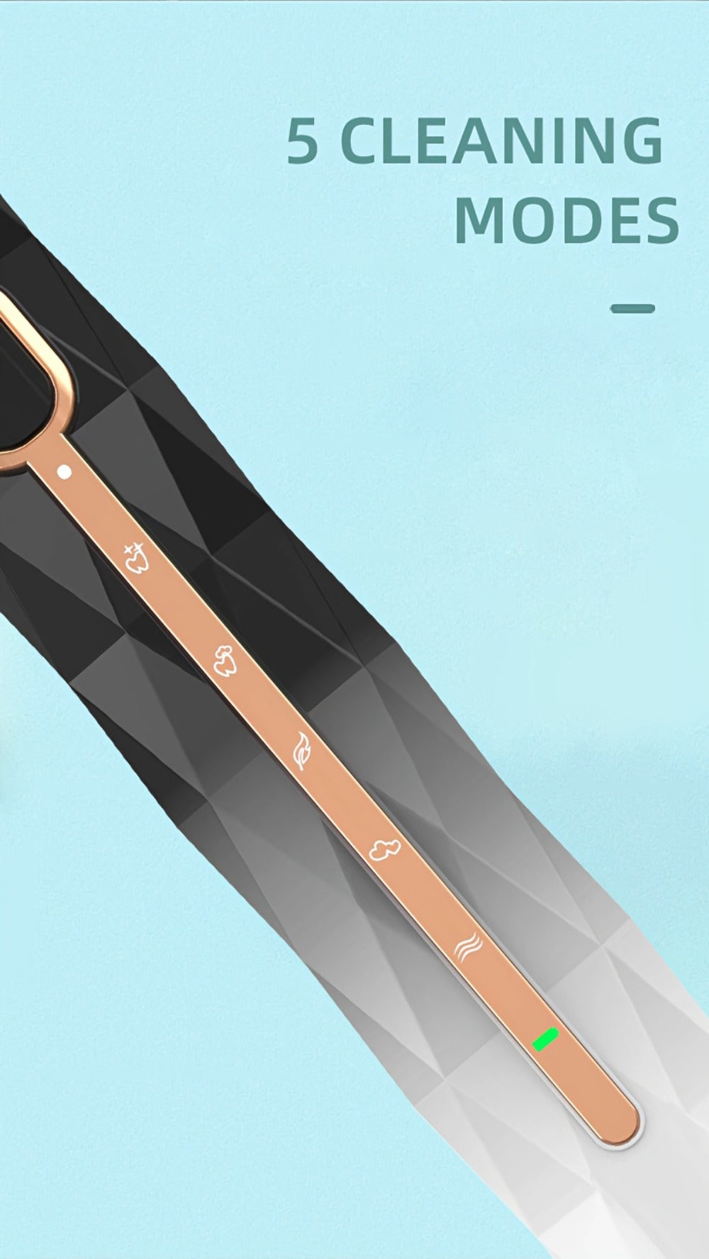 Sonic Electric Toothbrush That Is with an IPX8 Rating, Includes 8 Replacement Brush Heads, a Travel Case, And USB Charging. It Features a Metal Shaft Suitable for Both Adult Males And Females, Comes with a Toothbrush Holder
