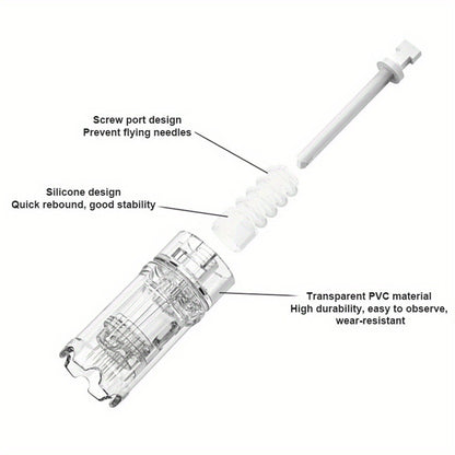 Microneedling Pen Cartridges 10-Pack 36-Pin 0.25mm Replacement Needle Cartridges for Dr Pen A10 Compatible 12 24 36 42 Pin Nano Tips