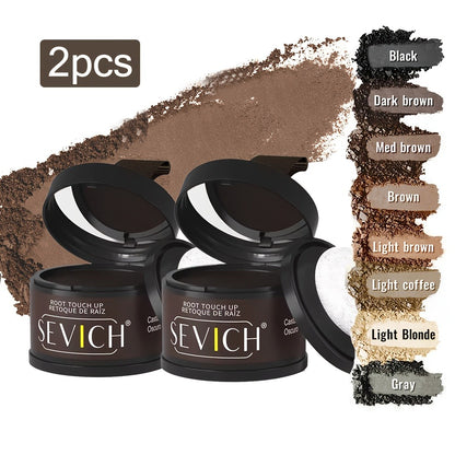 Hairline Powder Root Touch Up — Instantly Conceals Thinning Hair, Gray Roots & Hair Loss, Hair Shadow Topper for All Hair Types, 13 Shades 2/3pcs Kit