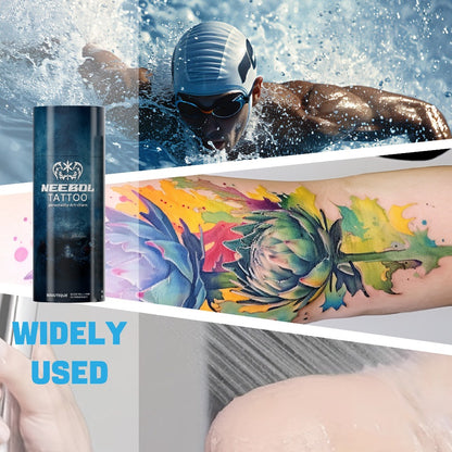 Tattoo Bandage Clear Waterproof Protective Film Second Skin Wrap Transparent Tattoo Aftercare Tape Breathable Adhesive Dressing for New Tattoo Healing Protection 5.9in x 5.5yd & 11yd