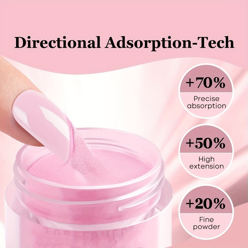 11pcs Dip Powder Nails Kit Starter – Perfect for French Manicures & Salons – 4 Colors, Base & Top Coat, And Nail Tools!