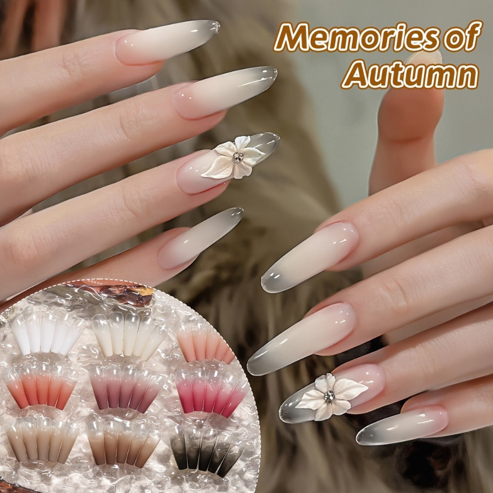 Gel Nail Polish Set 9 Colors Gradient Effect - MORDDA High Saturation Glossy Long Lasting Soak Off UV LED Nail Art DIY Salon Quality Manicure Kit