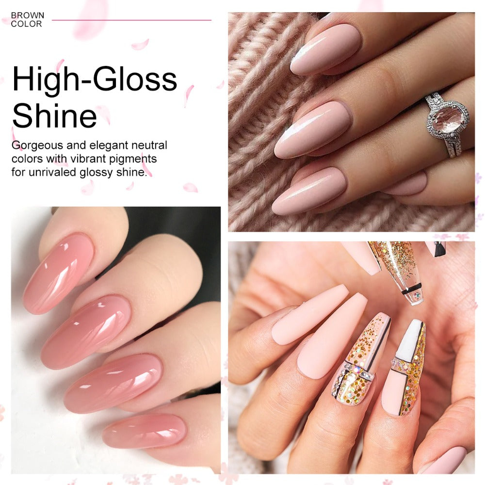 New Year 12 Colors Gel Nail Polish Kit with Nail Lamp Electric Nail Drill, 4 Colors Poly Extension Gel Nail, Nail Cutter, Nail Glitter, Top Coat Base Coat, Nail Art Design Gel Kit Valentine's Day Gift