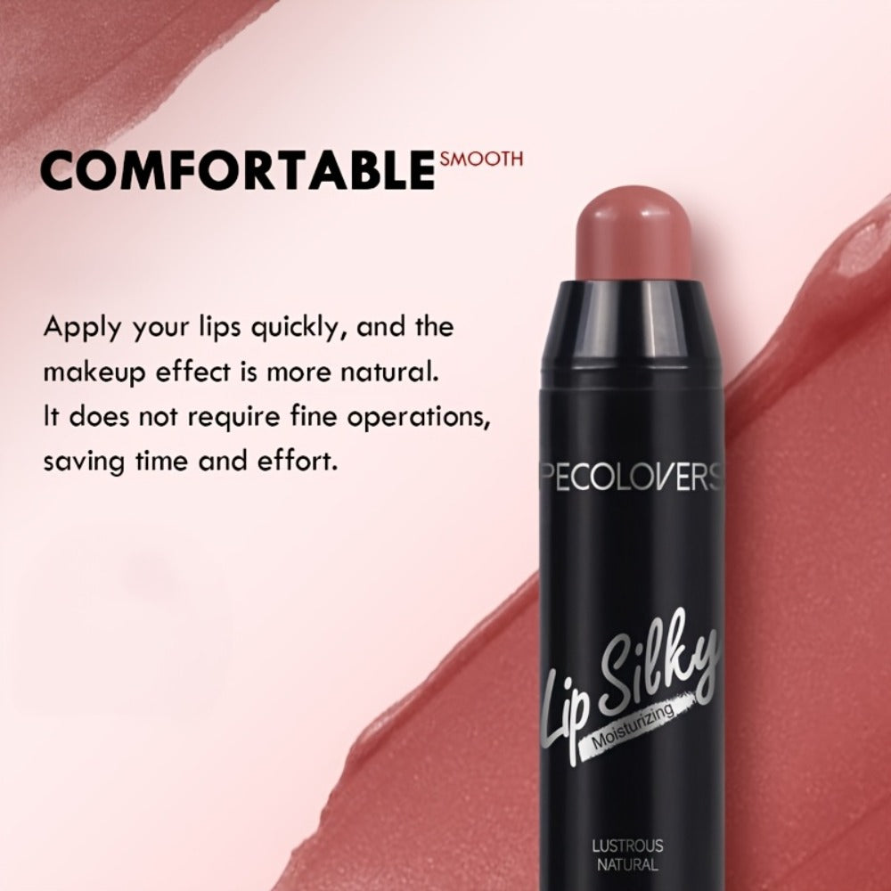 Waterproof Lipstick Set 6pcs — Long-Lasting High Pigment Lip Color with Moisturizing Balm, Red Shades for All Skin Tones, Perfect for Daily & Special Occasion Makeup