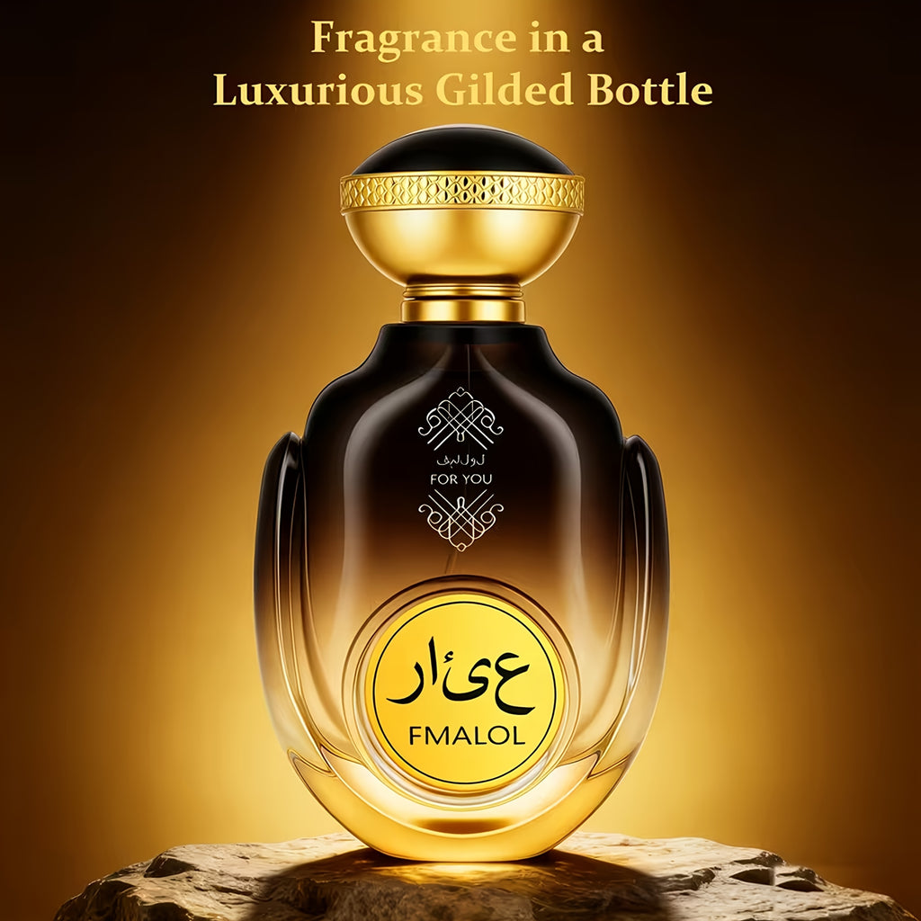 Men's Dubai Luxury Cologne Gift Box - Arabian Suitable for Festive Occasions, Long-Lasting Oriental Woody Scent, Arabic Art Design for Weddings, Business Meetings & Special Events - -Based Cologne for Him