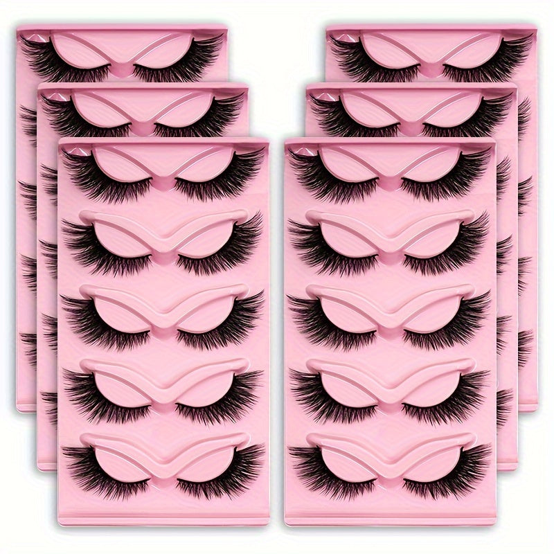 3 Packs Of 15 Pairs Of Long Cat-eye False Eyelashes - A Perfect Holiday Gift, Long And Thick For A Glamorous Look - Reusable Strip False Eyelashes For Captivating Eye Makeup, A Must-have Gift For Easter, Spring, And Summer.