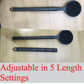Extendable Shower Cleaner - Soft, Adjustable Long-Handled Bath Brush, Oversized, Lightweight, Ergonomically Designed, Gentle Back Cleaner for Thorough Cleaning, Tub Scrubbing Brush, Soft Bristles, Sanitary Material, Exfoliating, Skincare