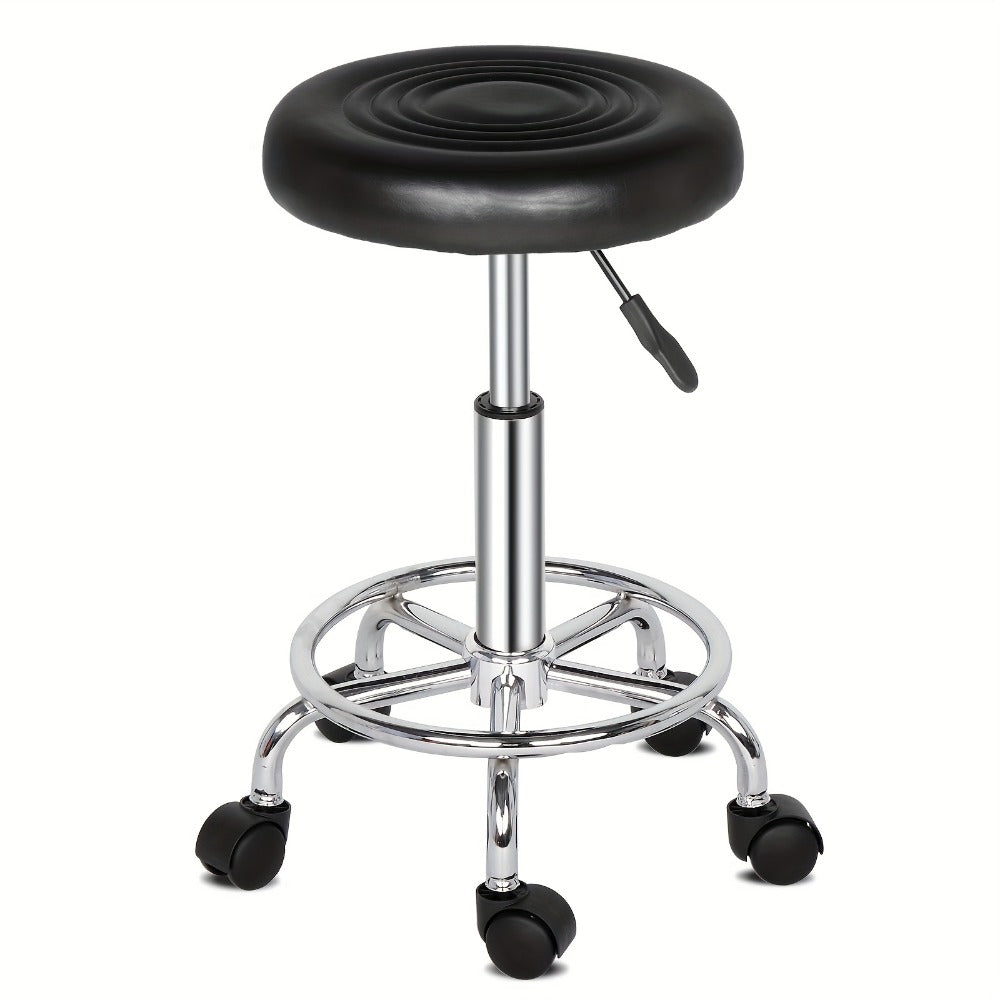 Round Stool with Lines Rotation Bar Stool