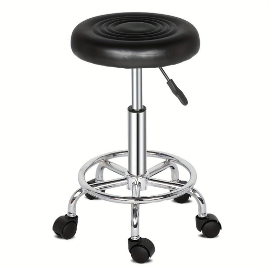 Round Stool with Lines Rotation Bar Stool