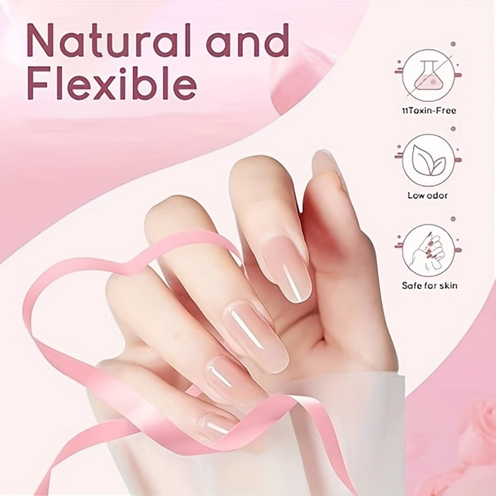 Duolingdai Poly Extension Gel Nail Kit, Featuring 12 Shades Of Nail Extension Gel, Is A Semi-Permanent Hard Fiber Gel That Is Easy to Apply for Nail Protection. Making It A Perfect DIY Starter Set for Girls' Nail Care.