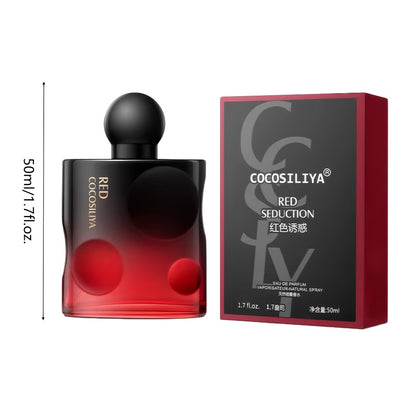 Men's Cologne Spray 3.4oz Long Lasting EDT Limited Edition Black & Red Temptation Fresh Woody Aromatic Fragrance Gift for Him