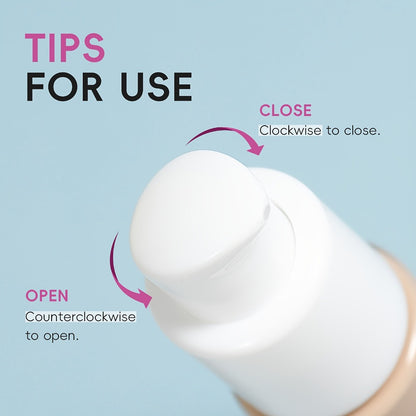 Foundation Full Coverage Hydrating Waterproof Long Lasting LALKOU with Hyaluronic Acid Pear Powder Invisible Pores Flawless Skin 6 Shades Ivory to Tan 2pcs