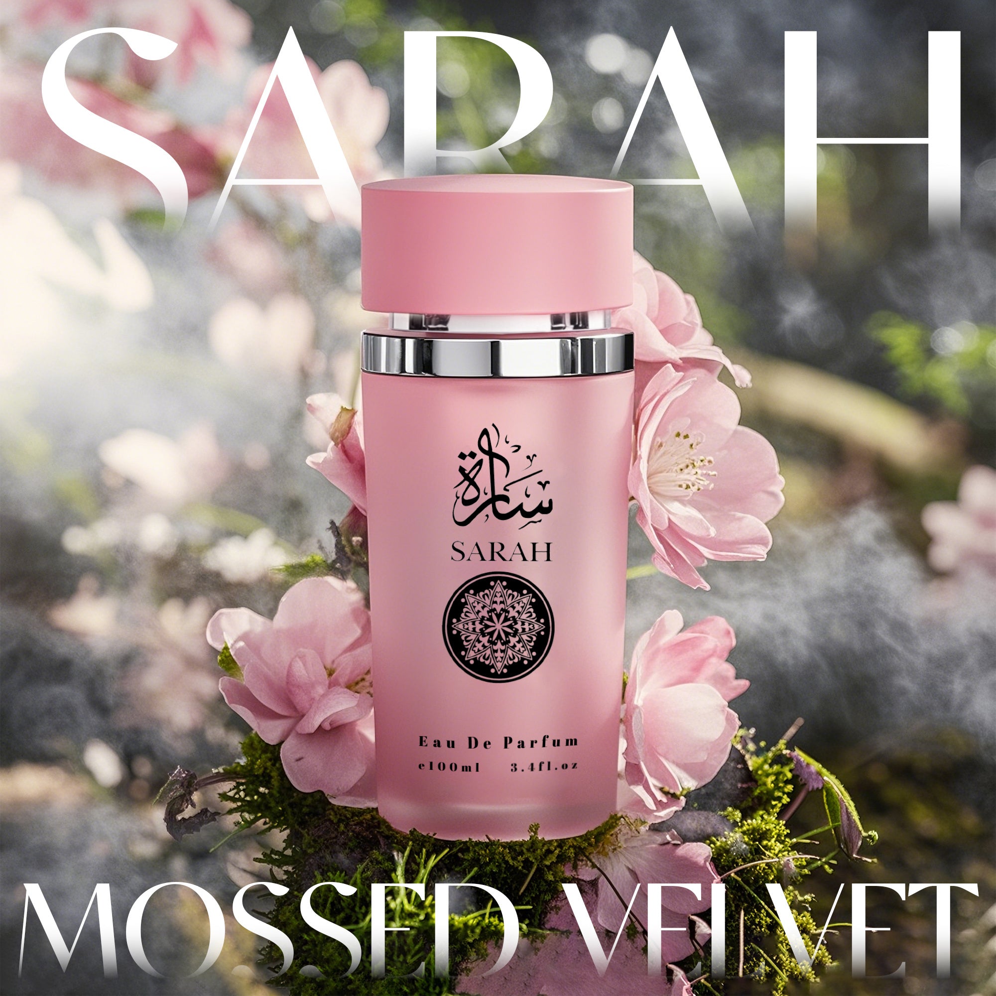 SARAH Women's Eau de Parfum 3.4 Fl Oz | Dewy Floral & Amber Vanilla Scent | Elegant Feminine Fragrance .