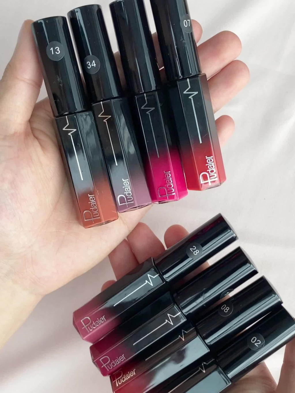 [Matte Mist Lip Gloss] Pudaier Matte Mist Lip Gloss Long-Lasting Color Not Easy to Stick to The Cup, Anti-Smudge Lip Glaze Liquid Lipstick, Velvet Matte Lipstick Lipsticks Waterproof Long Lasting 24 Hours