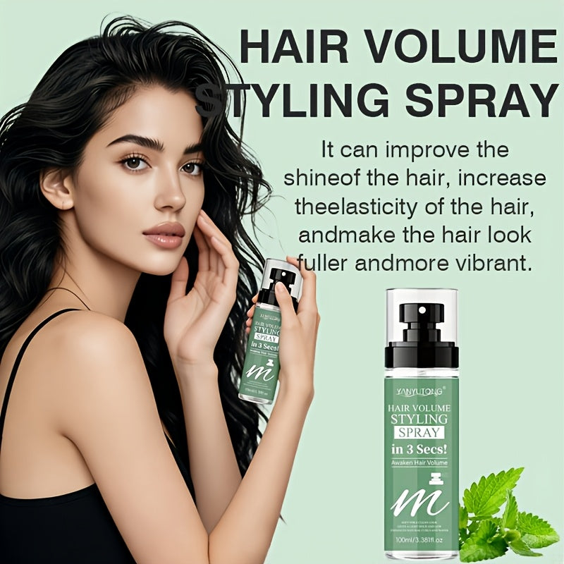 In 3 Secs Building Styling Spray, Textured, Lightweight, Oil-Free Formula for Fine, Soft Flat Hair for Long-Lasting Lift & Hold Moisturizing & Hydrating, Gentle And Non-Irritating, an Ideal Valentine'S Day Gift