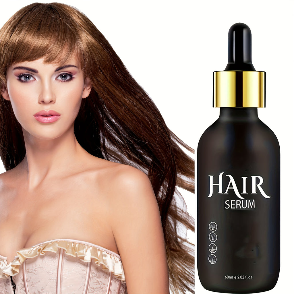 2.03oz Hair Nutrition Essence + A Roller Tool Set, Scalp Nutrition Essence, Apply to The Scalp, for Beard, Hair, Suitable for People with Sparse Hair