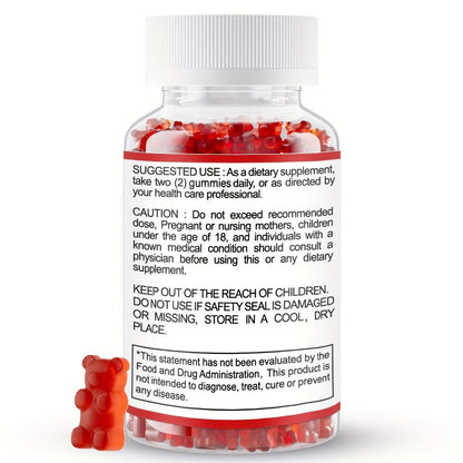 Apple Cider Vinegar Gummies with B12 — Keto ACV Supplement with Pomegranate & Beet Juice Powder | Vegetarian | 2-Month Supply | 2 Bottles 120 Capsules