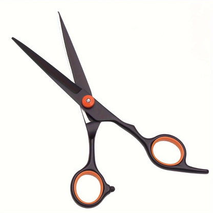Professional Hair Cutting Scissors Set - Japan Stainless Steel Barber Shears with Thinning Scissors, Razor Comb Kit for Salon & Home Haircut