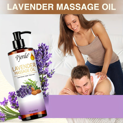 Massage Oil Set 3pcs | Vanilla Arnica & Lavender Essential Oils | Roller Ball Moisturizing Body Massage Kit for Date Night Relaxation | All Skin Types Unisex 4.06oz