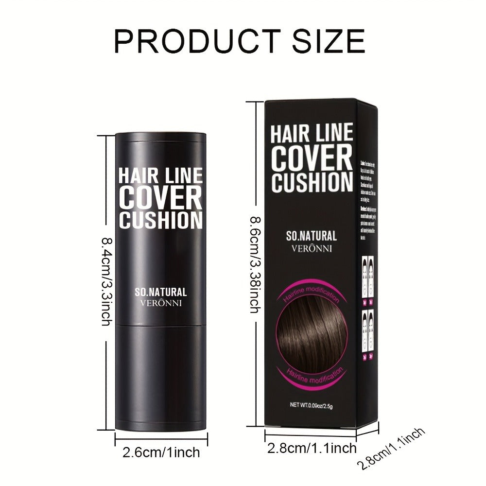 Hairline Shadow Powder Stick 2-Pack - Waterproof Hairline Concealer Pen for Instant Root & Hairline Coverage, Natural Finish, 5 Shades Available